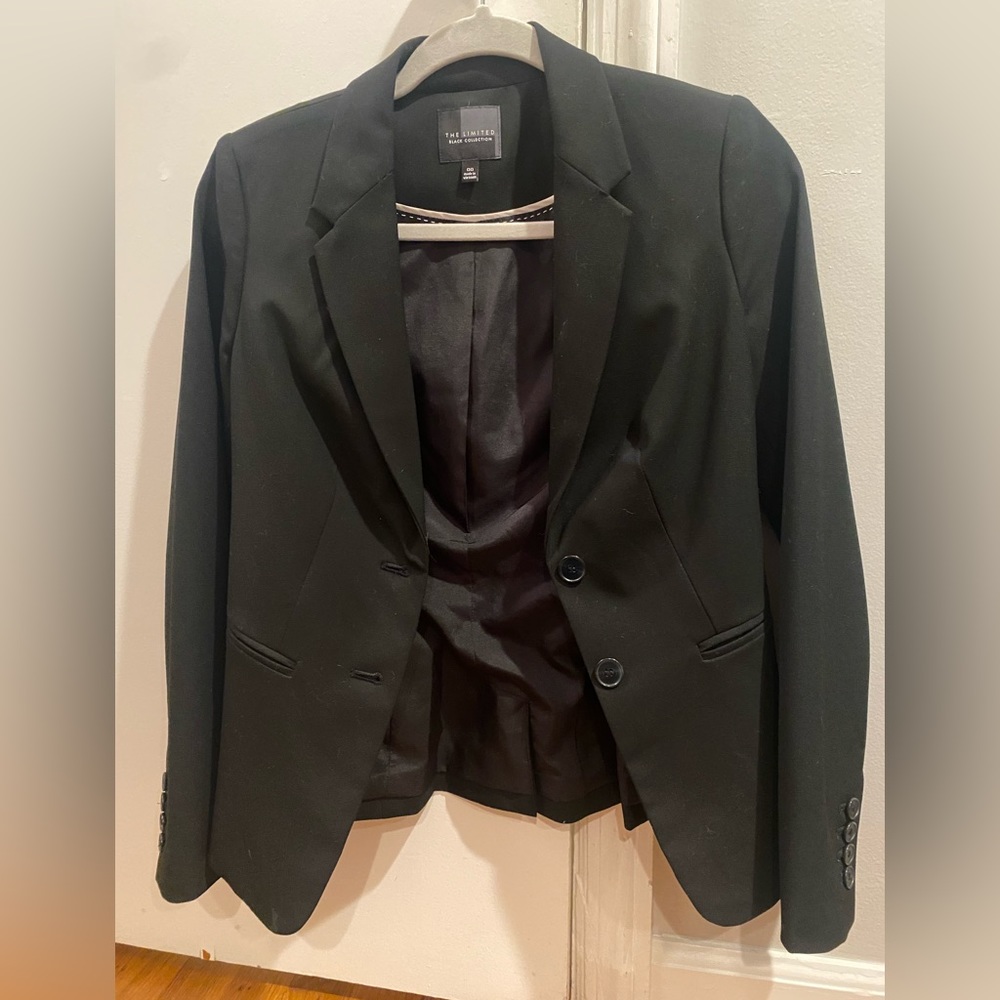 The Limited black collection two button blazer, size 00